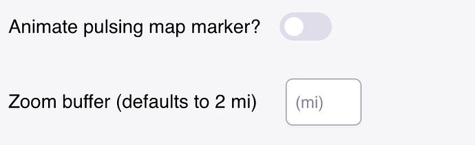 Animate pulsing map marker